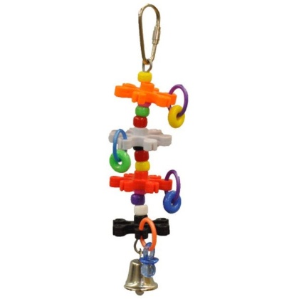 AE Cage Company Happy Beaks Tiny Rings and Stars Bird Toy - 1 count