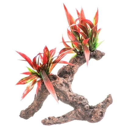 Aquatop Driftwood Aquarium Plant - Firey Red - 6\