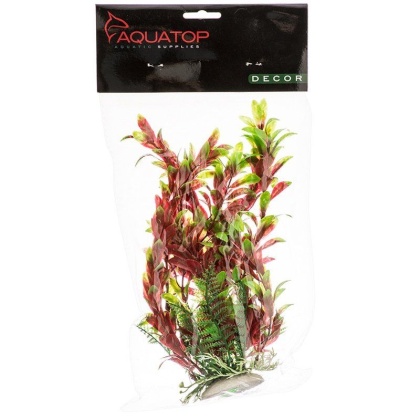 Aquatop Hygro Aquarium Plant - Red & Green - 9