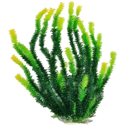 Aquatop Green Aquarium Plant with Light Tips - 1 count (20