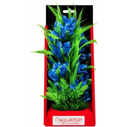 Aquatop Vibrant Passion Aquarium Plant Blue - 10