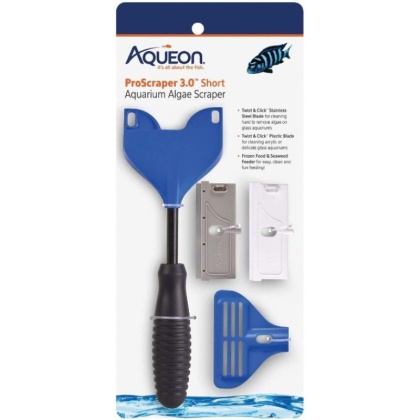 Aqueon ProScraper 3.0 Short Aquarium Algae Scraper - 1 count