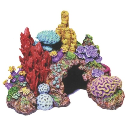 Blue Ribbon Pet Exotic Environments Caribbean Living Reef Aquarium Ornament 12