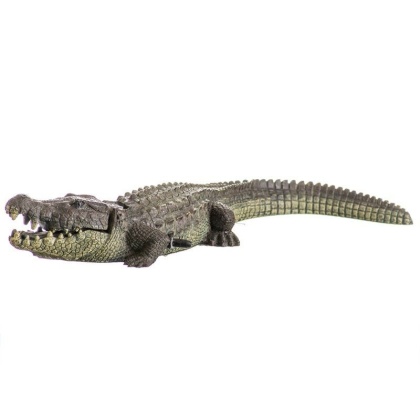 Blue Ribbon Exotic Environments Bubbling Alligator Aquarium Ornament - 11.5\