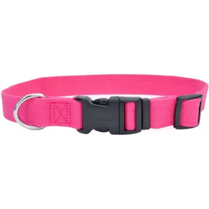 Coastal Pet New Earth Soy Adjustable Dog Collar Fuchsia - 18-26\