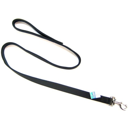 Coastal Pet Double Nylon Lead - Black - 48