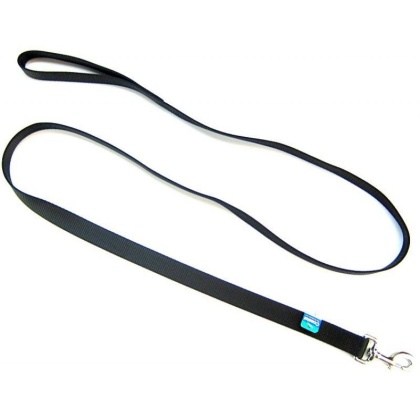 Coastal Pet Single Nylon Lead - Black - 6' Long x 1