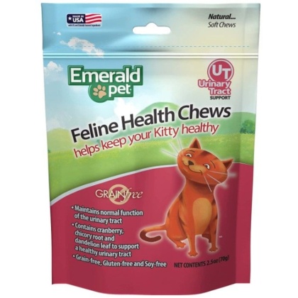 Emerald Pet Feline Health Chews Urinary Tract Support - 2.5 oz