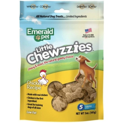 Emerald Pet Little Chewzzies Soft Training Treats Chicken Recipe - 5 oz