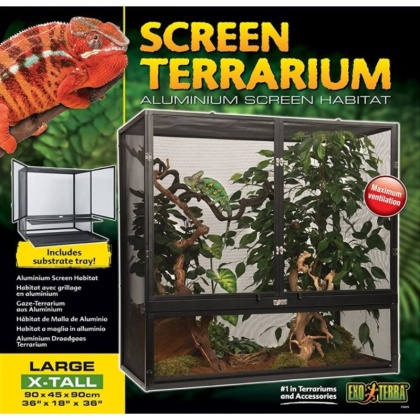 Exo-Terra Screen Terrarium - Large X-Tall - (36\