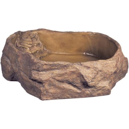 Exo-Terra Granite Rock Reptile Water Dish - X-Large - 10.75\