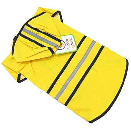 Fashion Pet Rainy Day Dog Slicker - Yellow - Medium (14