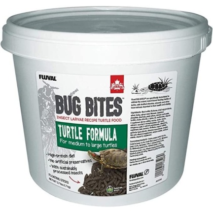 Fluval Bug Bites Turtle Formula Floating Sticks - 3.7 lbs