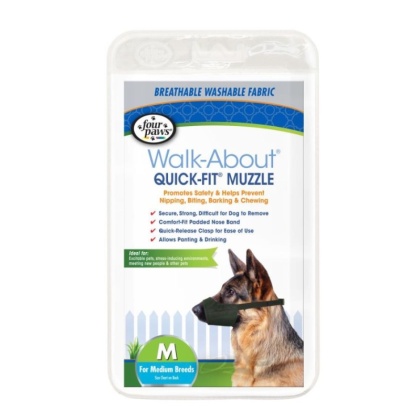 Four Paws Quick Fit Muzzle - Size 3 - Fits 6\