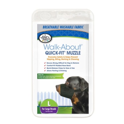 Four Paws Quick Fit Muzzle - Size 4 - Fits 8\