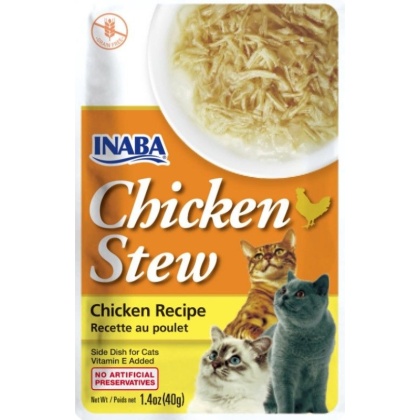 Inaba Chicken Stew Chicken Recipe Side Dish for Cats - 1.4 oz