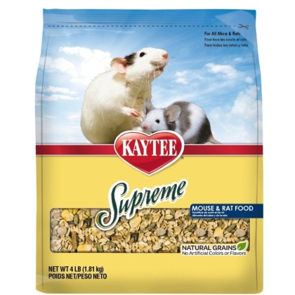 Kaytee Supreme Daily Blend Rat & Mouse Food - 4 lbs