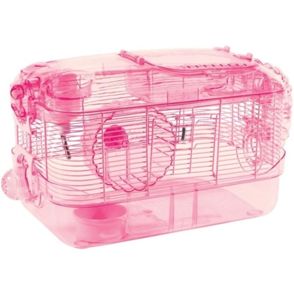 Kaytee CritterTrail One Level Habitat - Pink - 16