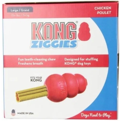 KONG Stuff\'n Ziggies - Adult Dogs - Original Recipe (Large - 56 oz)