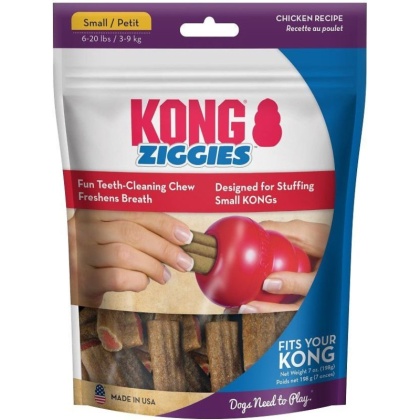 KONG Stuff\'n Ziggies - Adult Dogs - Original Recipe (Small - 7 oz)