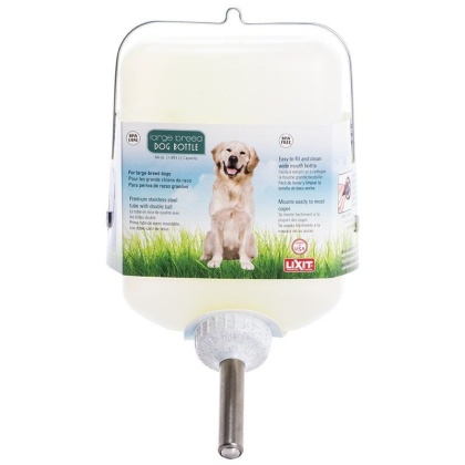 Lixit Plastic Dog Water Bottle with Tube - 64 oz