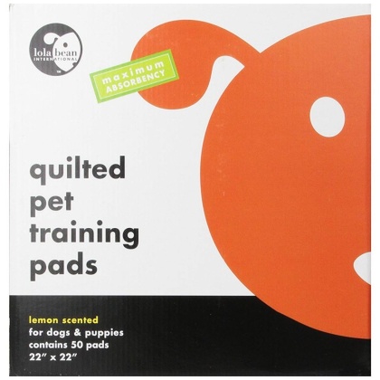 Lola Bean Quilted Pet Training Pads - Lemon Scent - 22