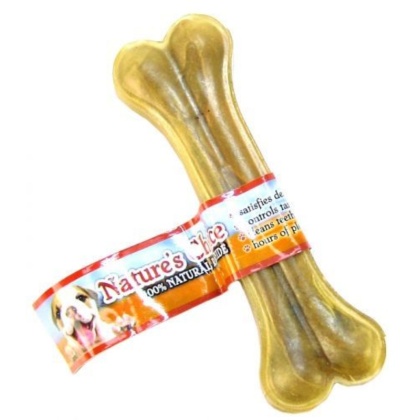 Loving Pets Nature's Choice 100% Natural Rawhide Pressed Bones - 6