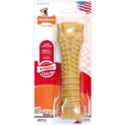 Nylabone Dura Chew Souper Bone - Peanut Butter Flavor - 7.75\