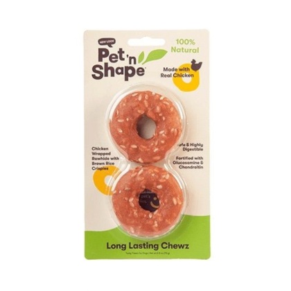 Pet \'n Shape Long Lasting Chewz Rings - Chicken Flavor - 2.5 oz - 2.5\