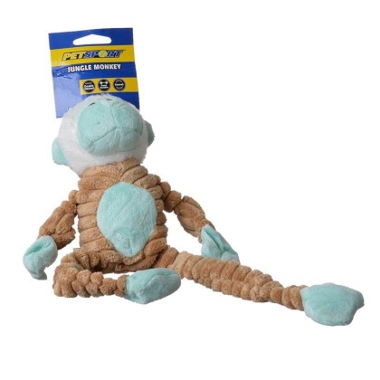 PetSport Tuff Squeak Jungle Monkey Toy - 1 Pack - (14