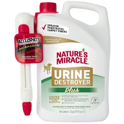 Pioneer Pet Nature's Miracle Urine Destroyer Plus for Dogs with AccuShot Sprayer - 170 oz