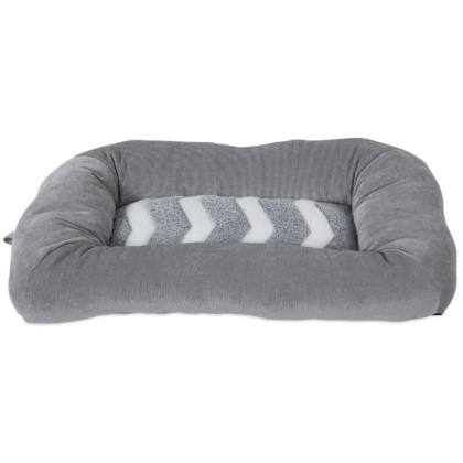 Precision Pet Snoozz ZigZag Mat Pet Bed Gray And White  - 17