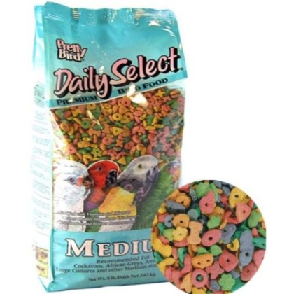 Pretty Bird Daily Select Premium Bird Food - Medium - 8 lbs