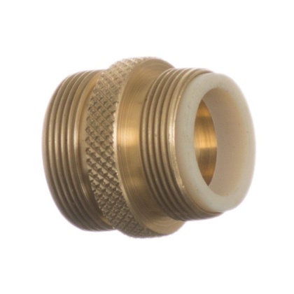 Python No Spill Clean & Fill Male Brass Adapter - 1 Adapter - (13/16