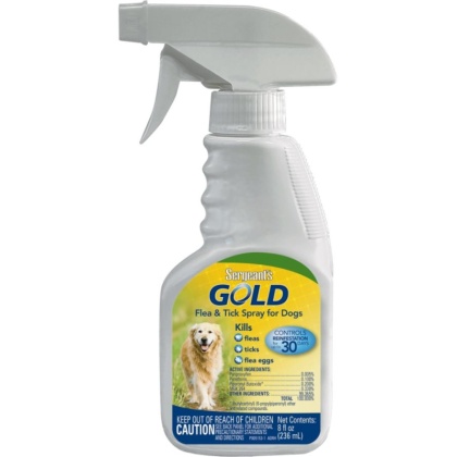 Sergeants Gold Flea and Tick Spray for Dogs - 8 oz