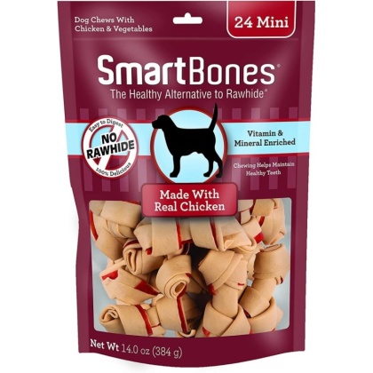 SmartBones Chicken & Vegetable Dog Chews - Mini - 2