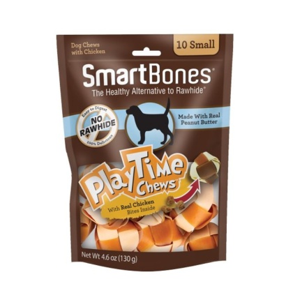 SmartBones PlayTime Chews for Dogs - Peanut Butter - Small - 10 Pack - (1.25