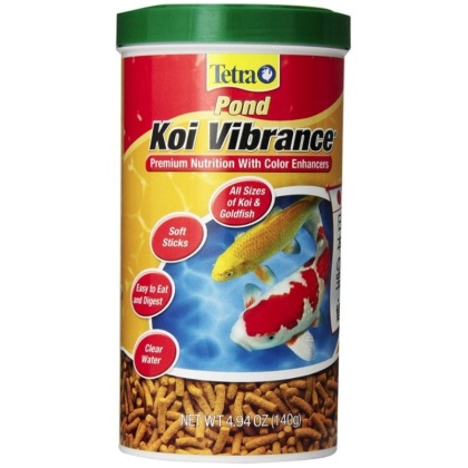 Tetra Pond Koi Vibrance Fish Food - Color Enhancing - 4.94 oz