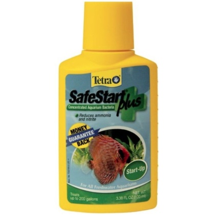 Tetra SafeStart Aquarium Start-up Water Conditioner - 3.38 oz (Treats up to 30 Gallons)