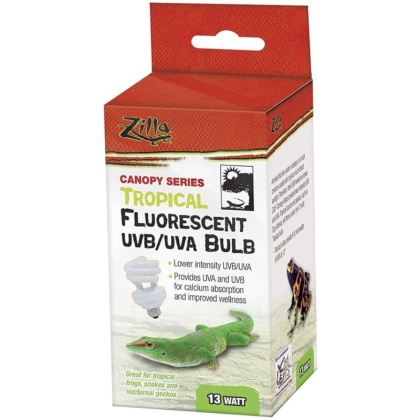 Zilla Canopy Series Tropical Fluorescent UVB/UVA Bulb - 1 Count