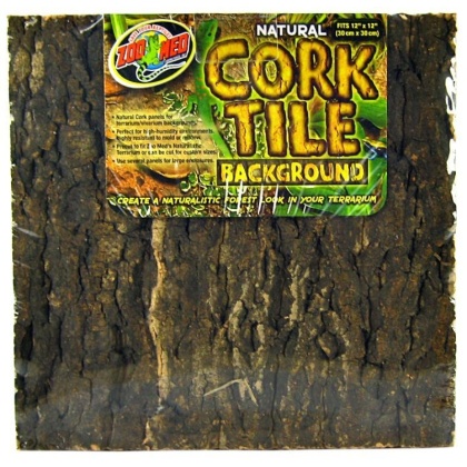 Zoo Med Natural Cork Tile Terrarium Background - Small - (12\