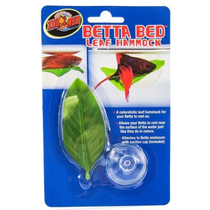 Zoo Med Aquatic Betta Bed Leaf Hammock - Standard - 1 Count - (3.5\