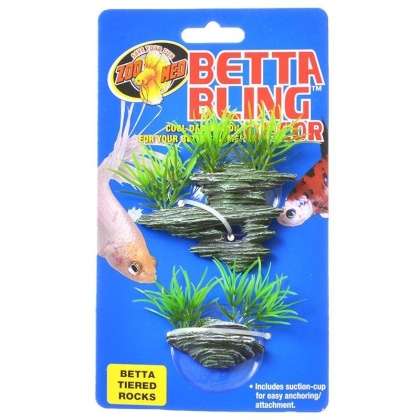 Zoo Med Betta Bling Tiered Rocks Decor - 1 Pack