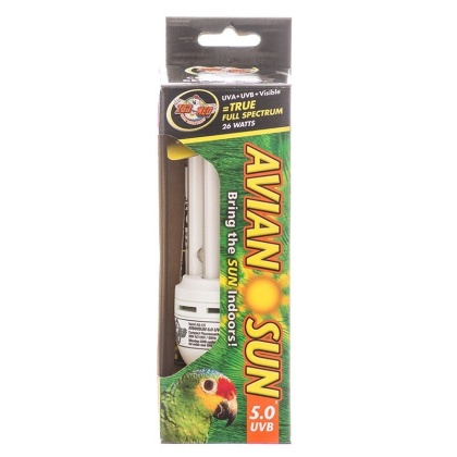 Zoo Med Avian AvianSun 5.0 UVB Compact Flourescent Bulb - 26 Watts