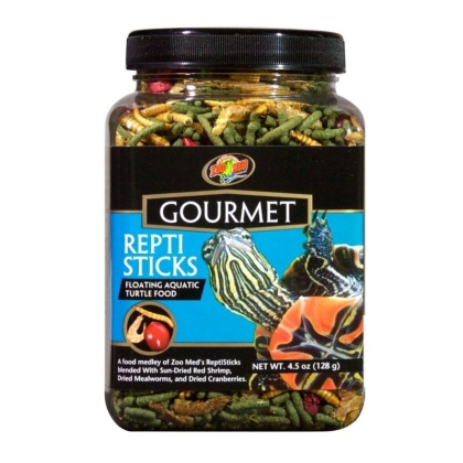 Zoo Med Gourmet Repti Sticks Floating Aquatic Turtle Food - 4.5 oz