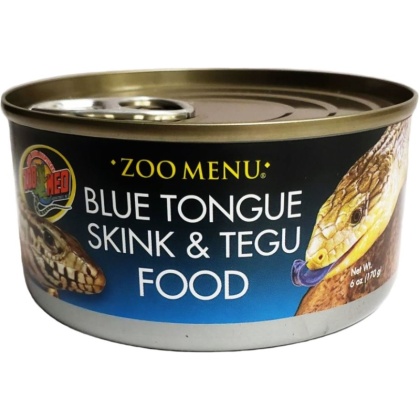 Zoo Med Blue Tongue Sking and Tegu Food Canned - 6 oz (170 g)