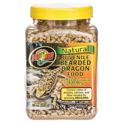 Zoo Med Natural Juvenile Bearded Dragon Food - 10 oz