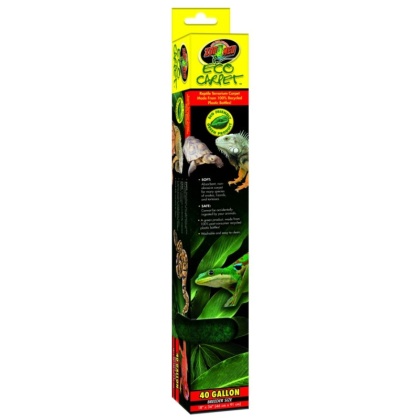 Zoo Med Eco Carpet Reptile Carpet - Green - 40 gallon (15