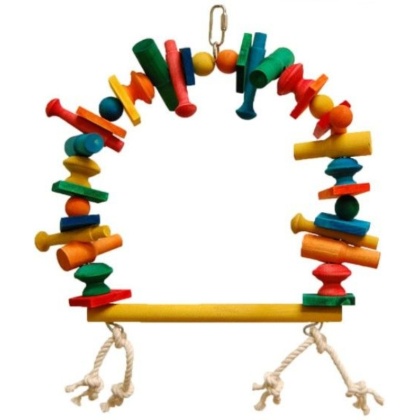 Zoo-Max Blocks Bird Perch - Medium 12in.L x 10in.W