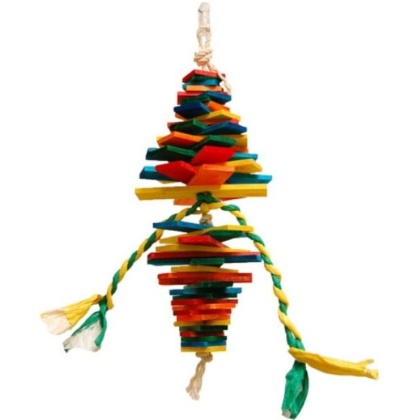 Zoo-Max Popoff Bird Toy - Medium 18in.L x 7in.W